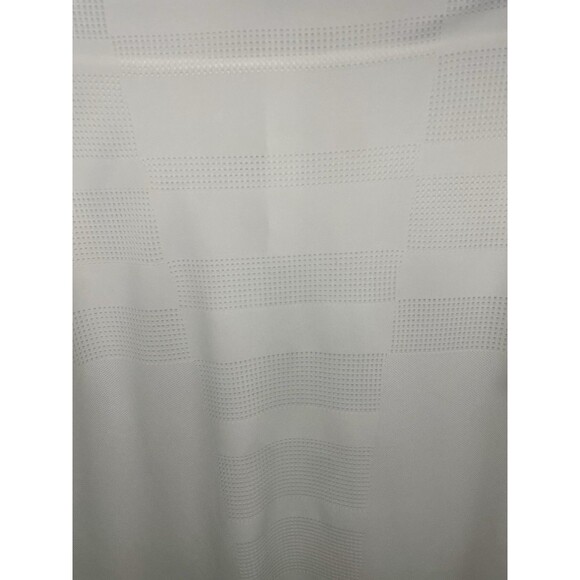 Nike Golf Tour Performance Dri-Fit Polo Shirt White Check Pattern Men’s Large - Picture 3 of 5